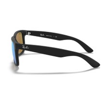 Ray-Ban Sonnenbrille Justin 622/55 (Glasfarbe: blau verspiegelt) schwarz - 1 Brille
